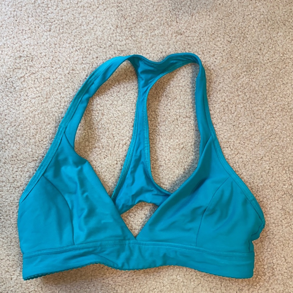 Lululemon green bra/swim top